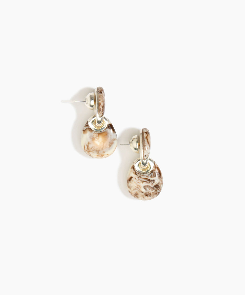 Small Rock Duo Earrings