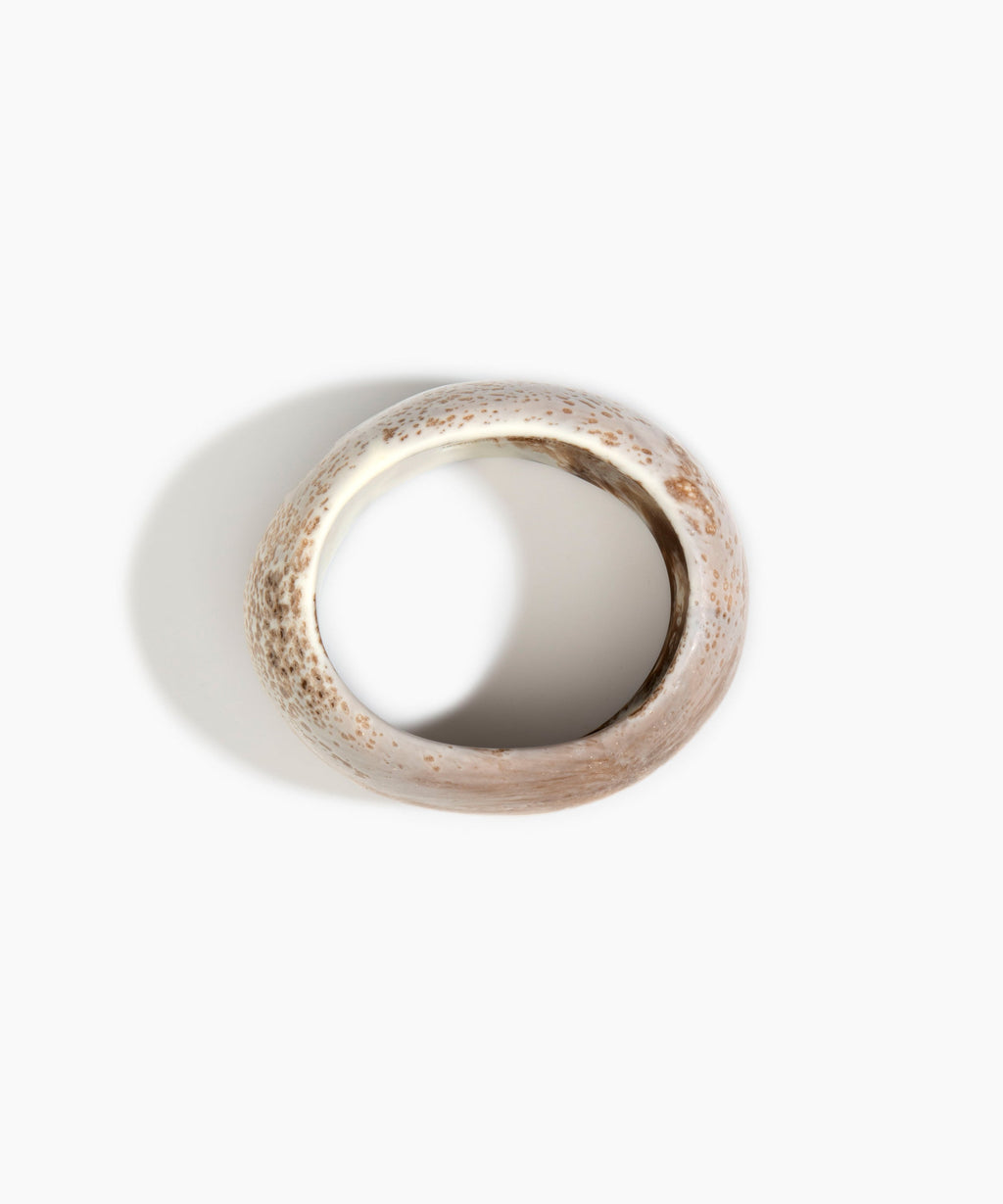 Large Organic Oval Bangle