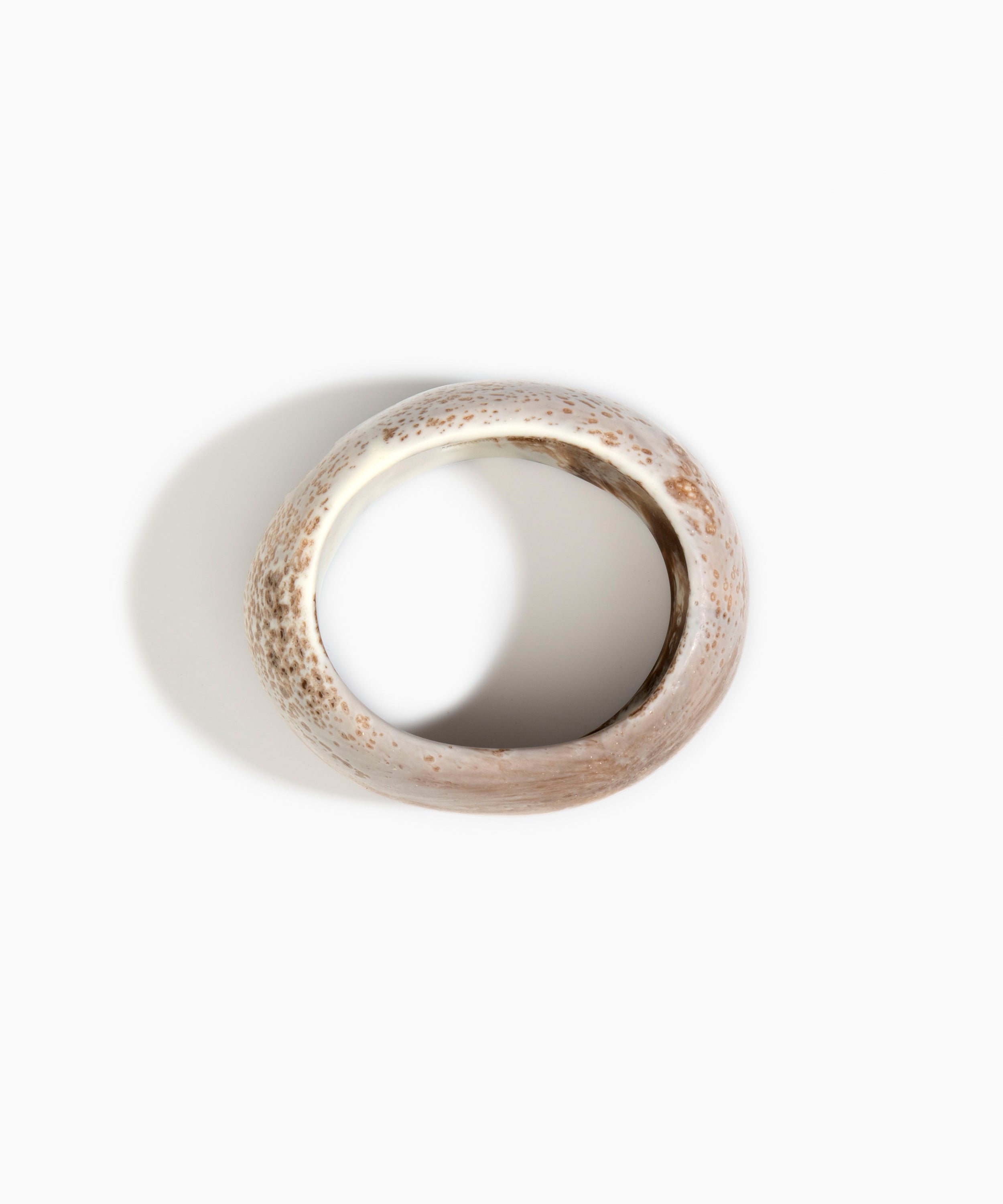 Large Organic Oval Bangle