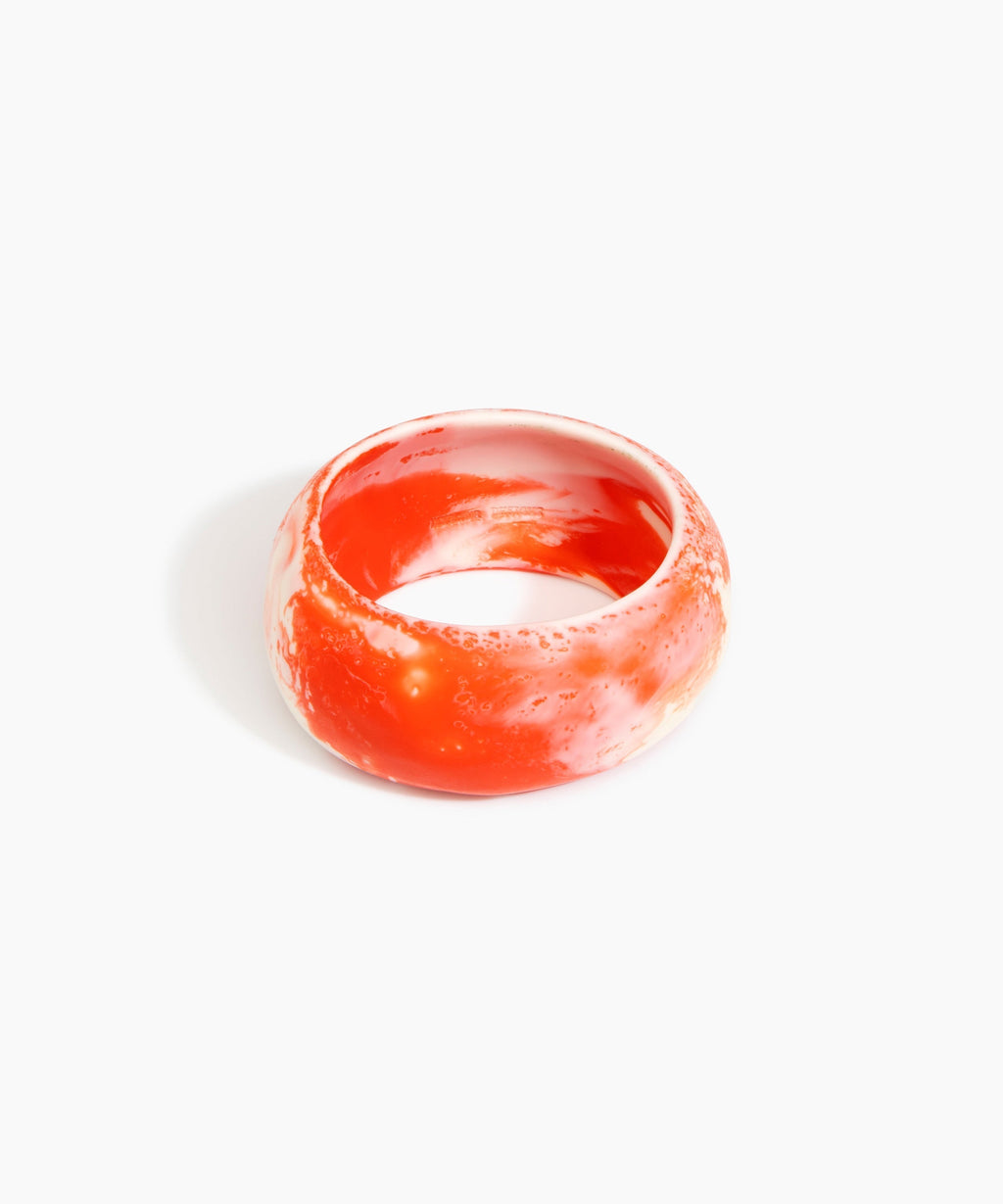 Large Organic Oval Bangle