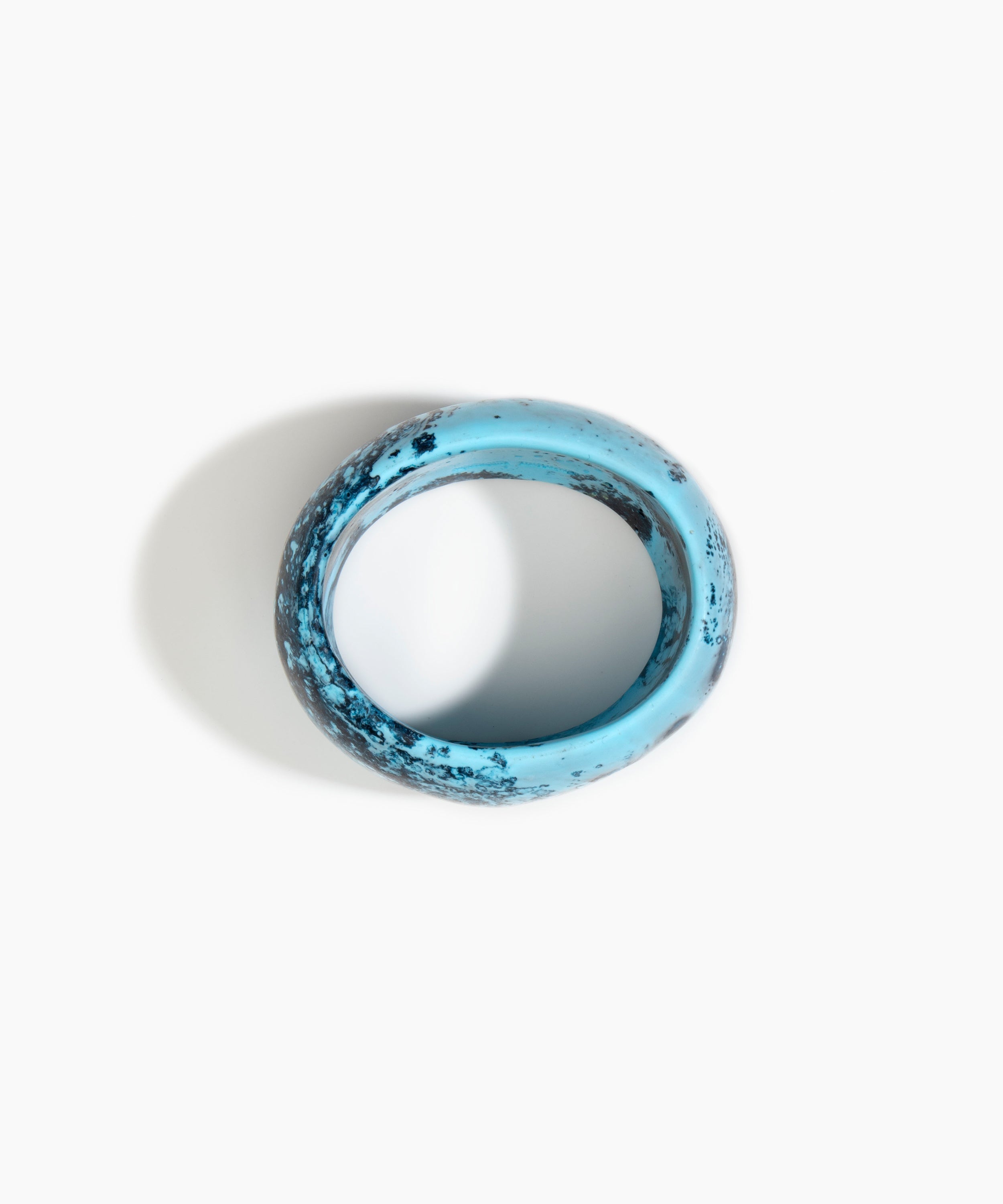 Large Organic Oval Bangle