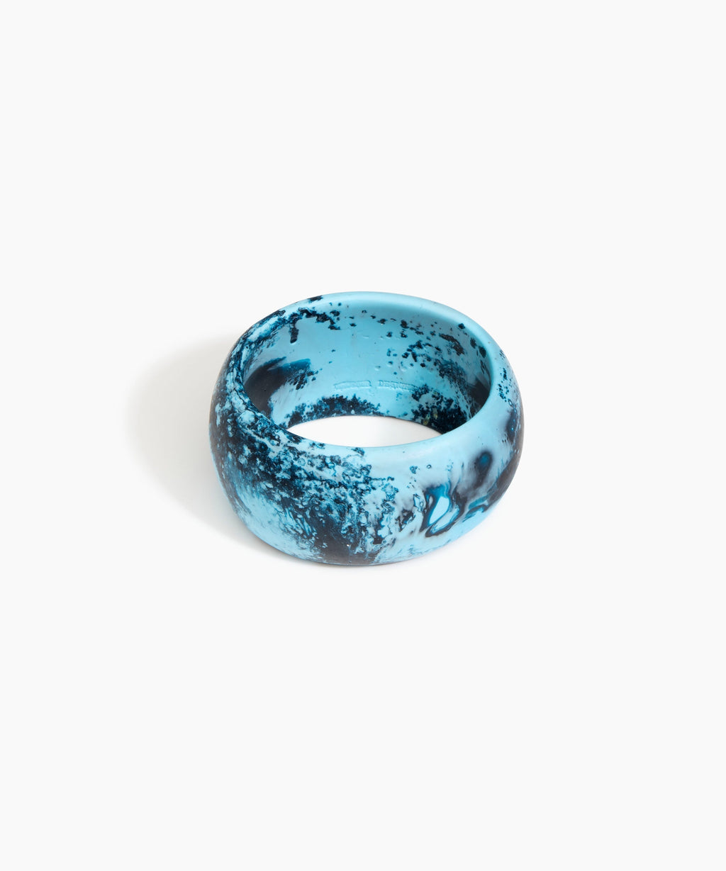 Large Organic Oval Bangle