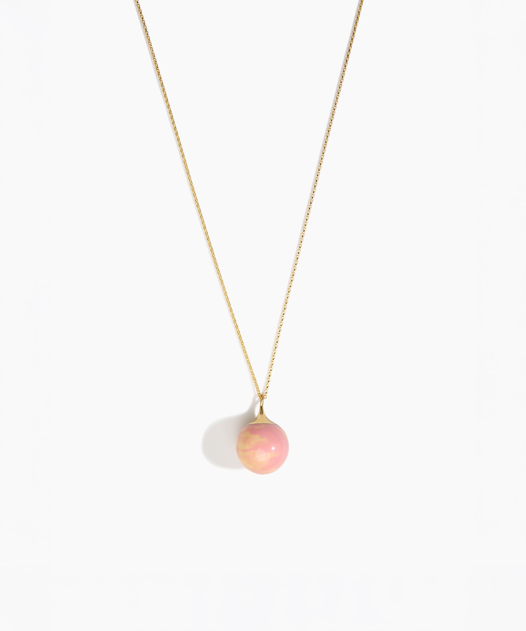 Long Full Moon Chain Pendant