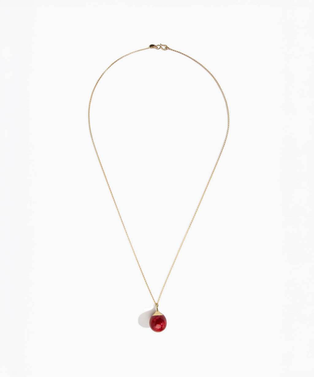 Long Full Moon Chain Pendant