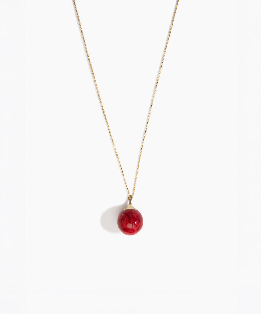 Long Full Moon Chain Pendant