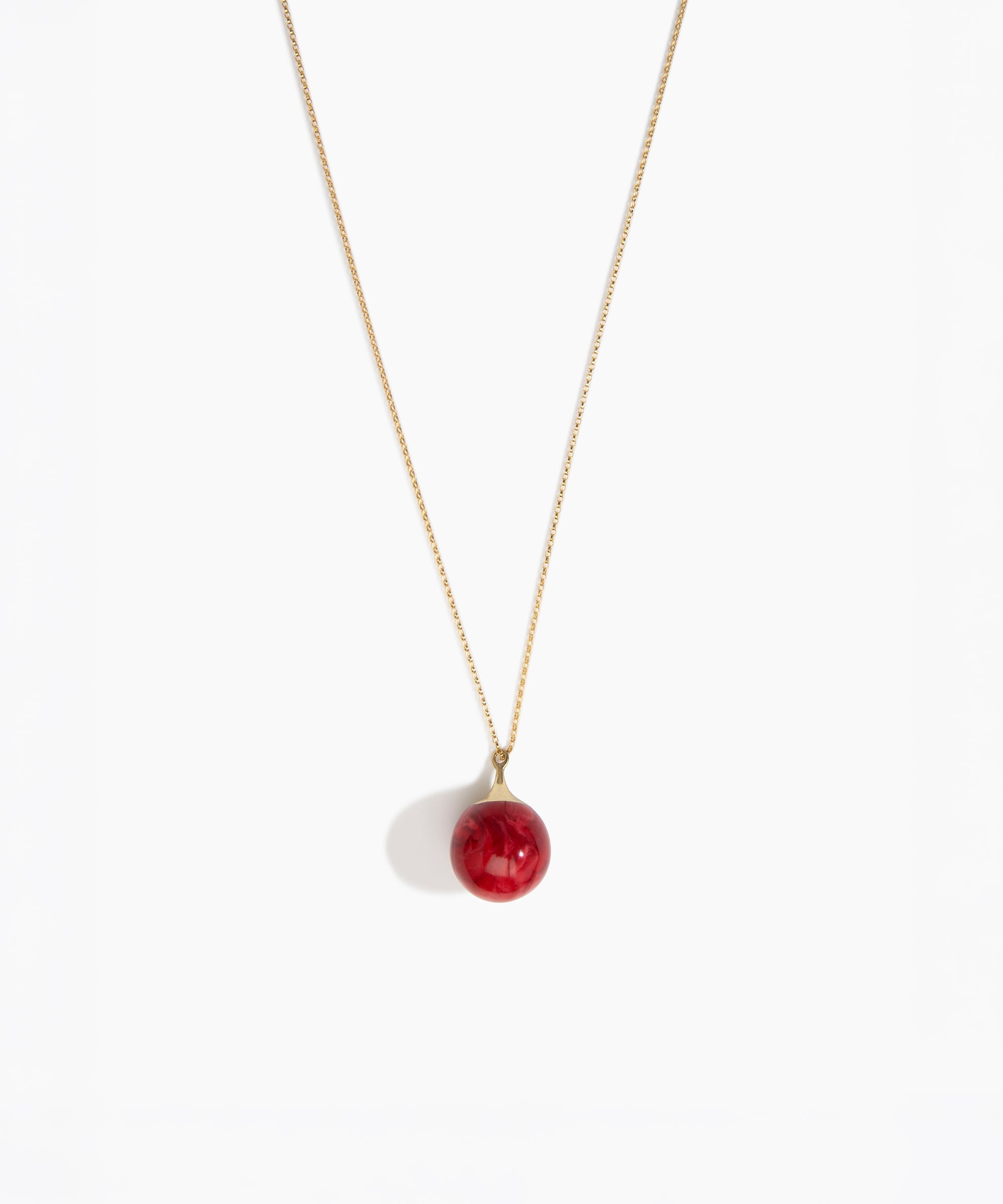 Long Full Moon Chain Pendant