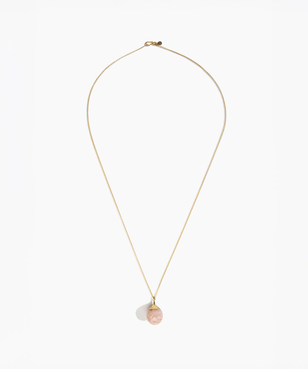 Long Full Moon Chain Pendant