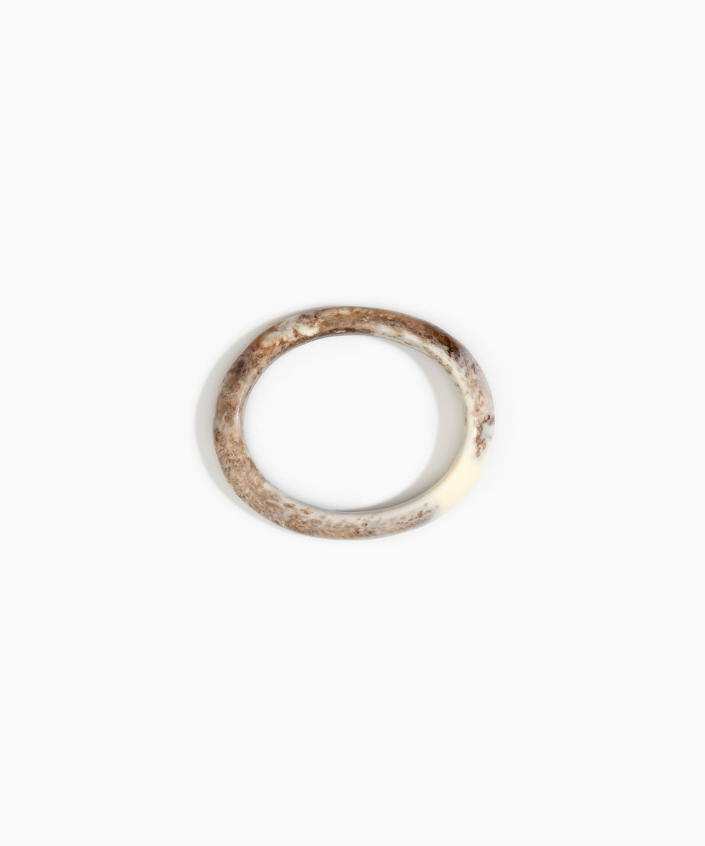 Small Organic Oval Bangle