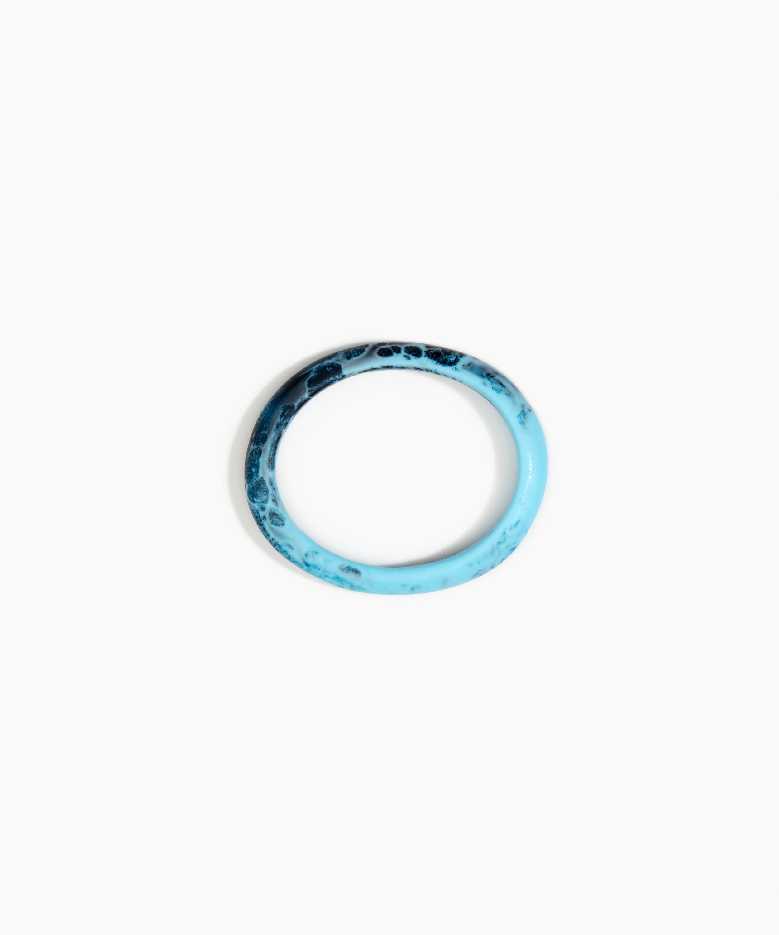 Small Organic Oval Bangle