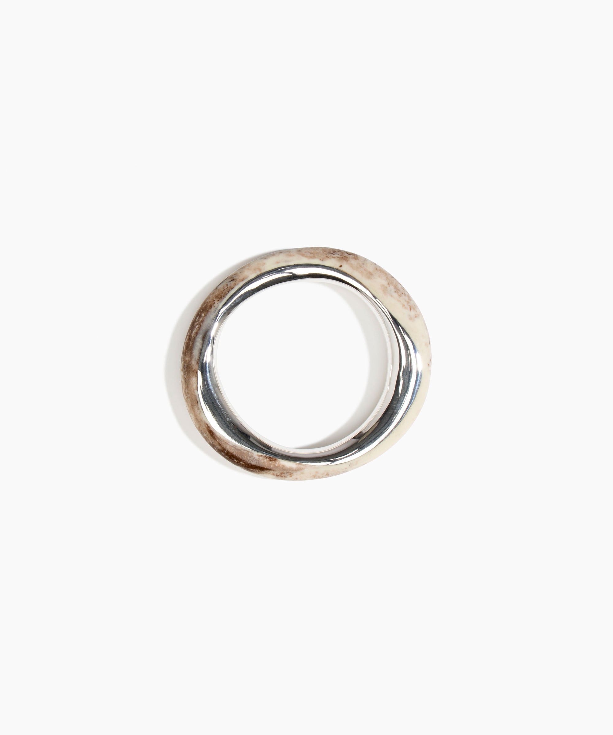 Rock Duo Wishbone Bangle