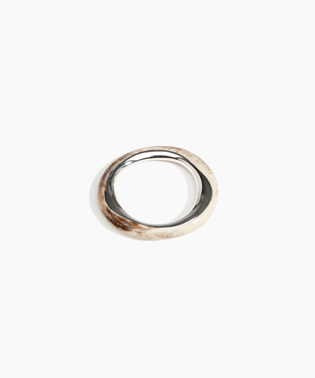 Rock Duo Wishbone Bangle