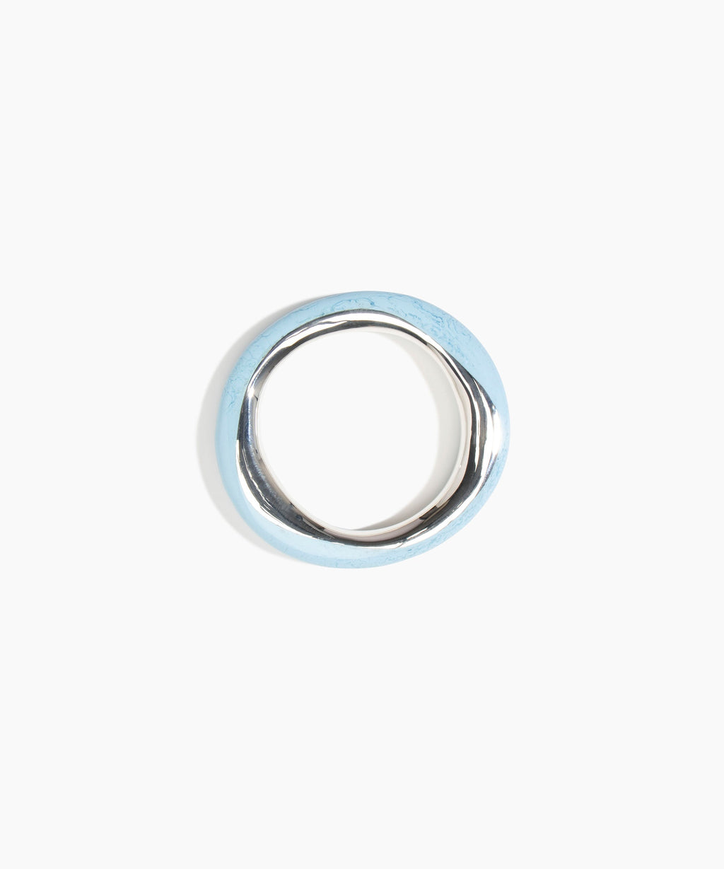 Rock Duo Wishbone Bangle