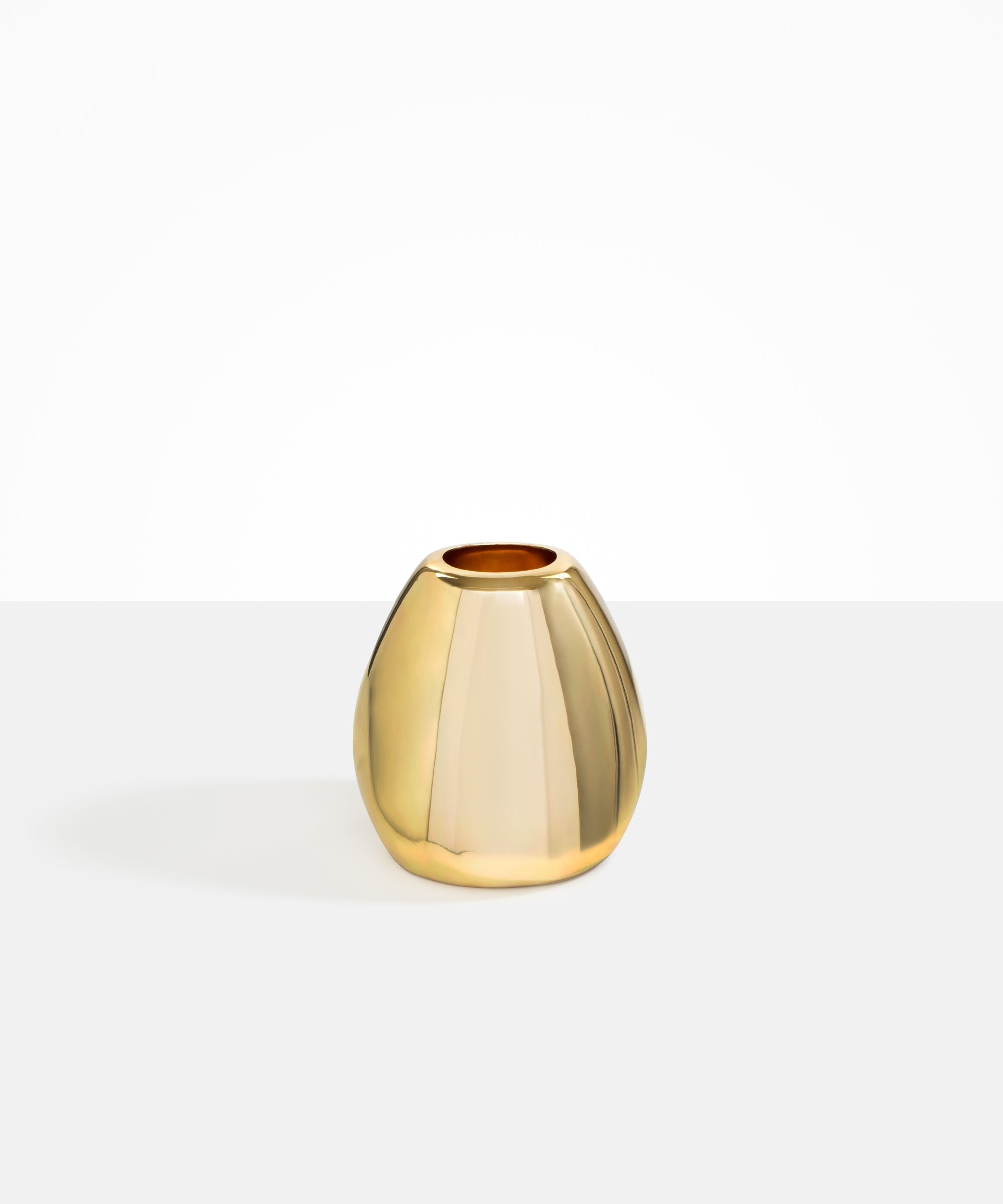 Large Metal Stone Vase