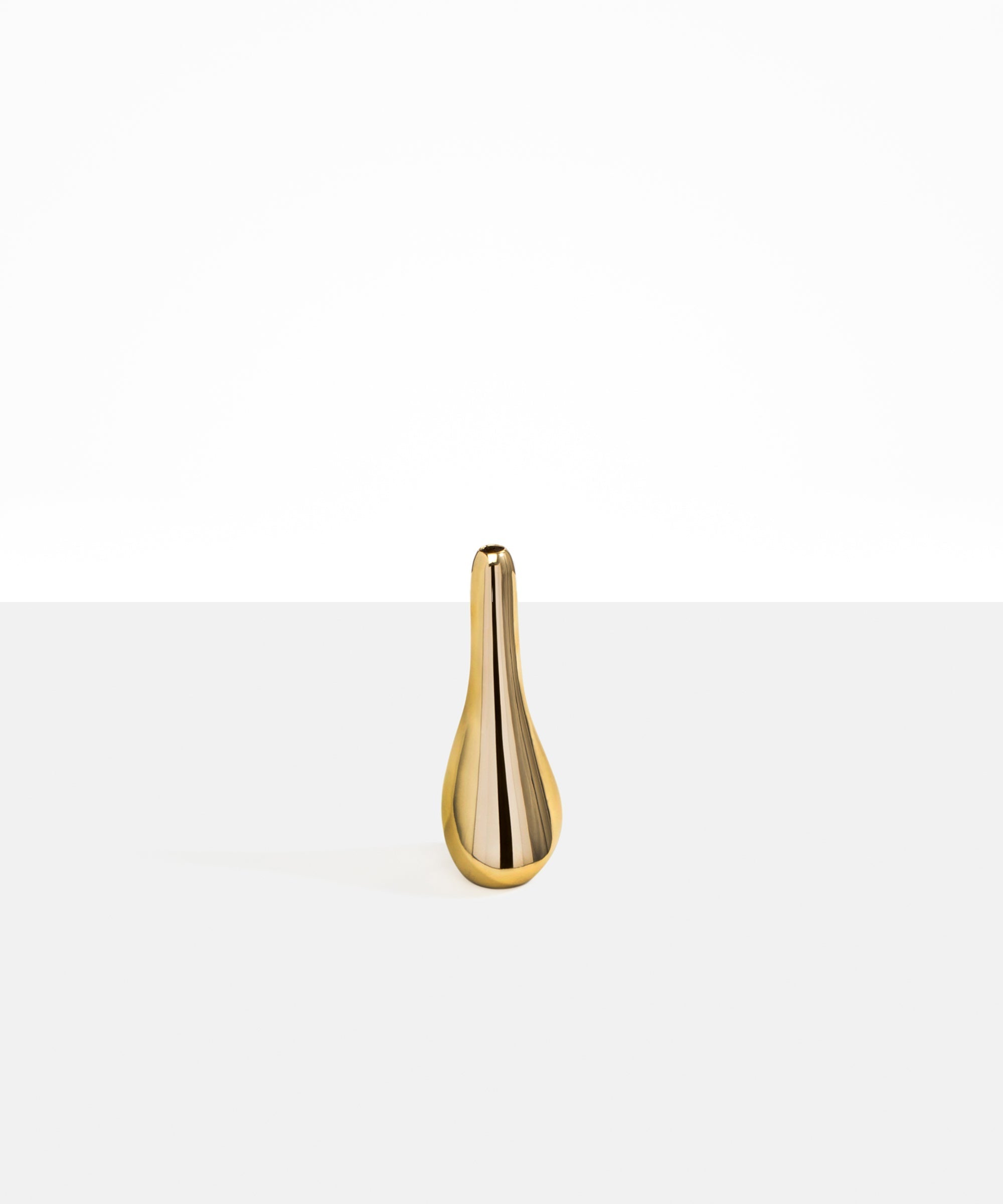 Medium Metal Swan Vase