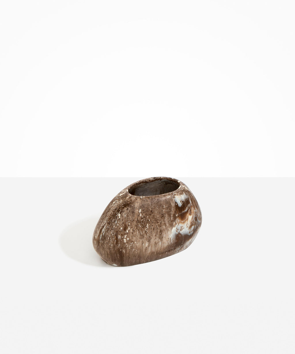 Oval Rock Vase