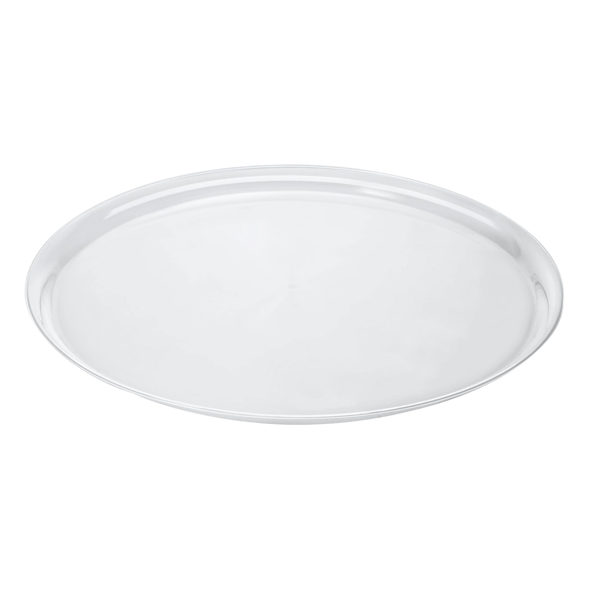 14" Clear Round Plastic Trays