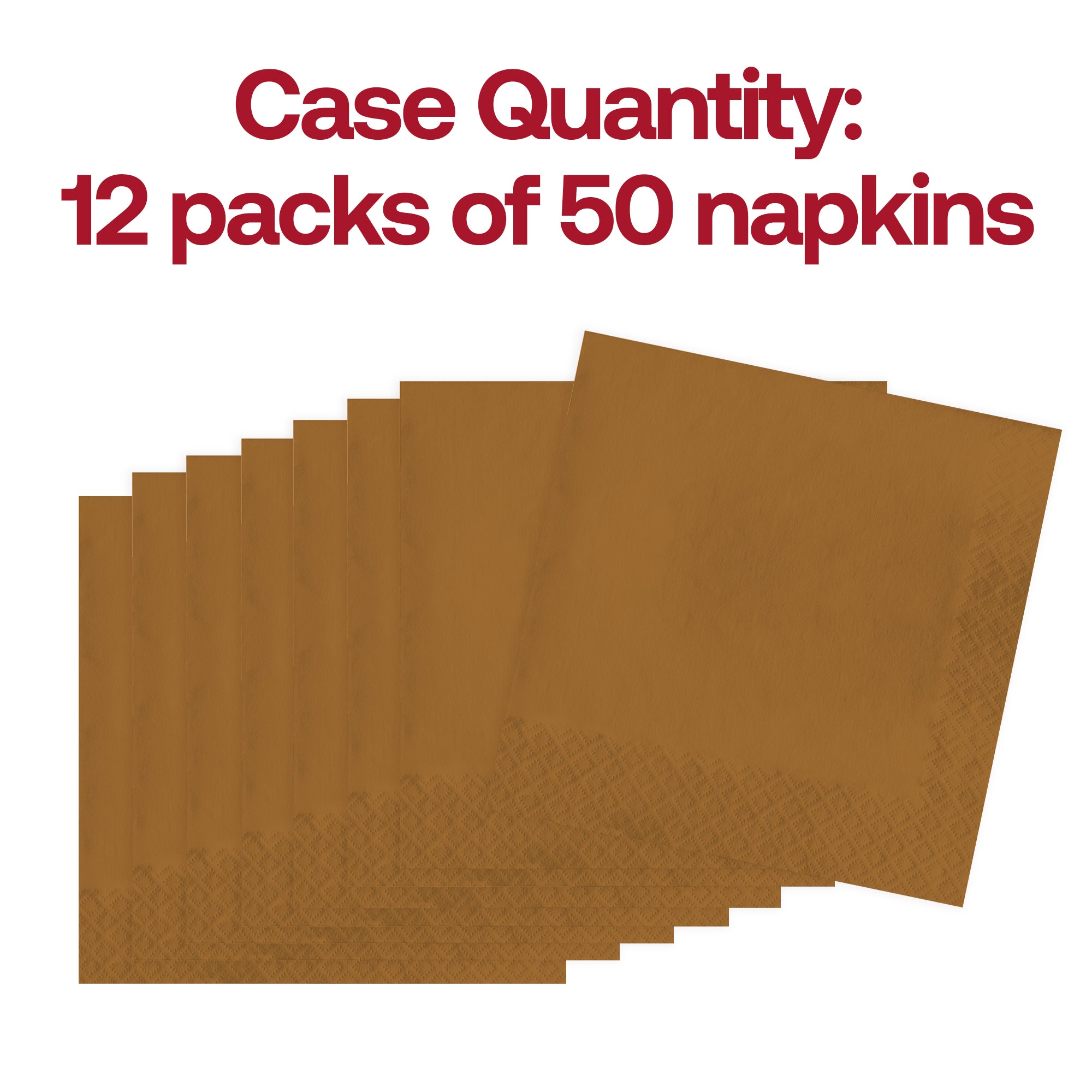 Glittering Gold Paper Beverage/Cocktail Napkins