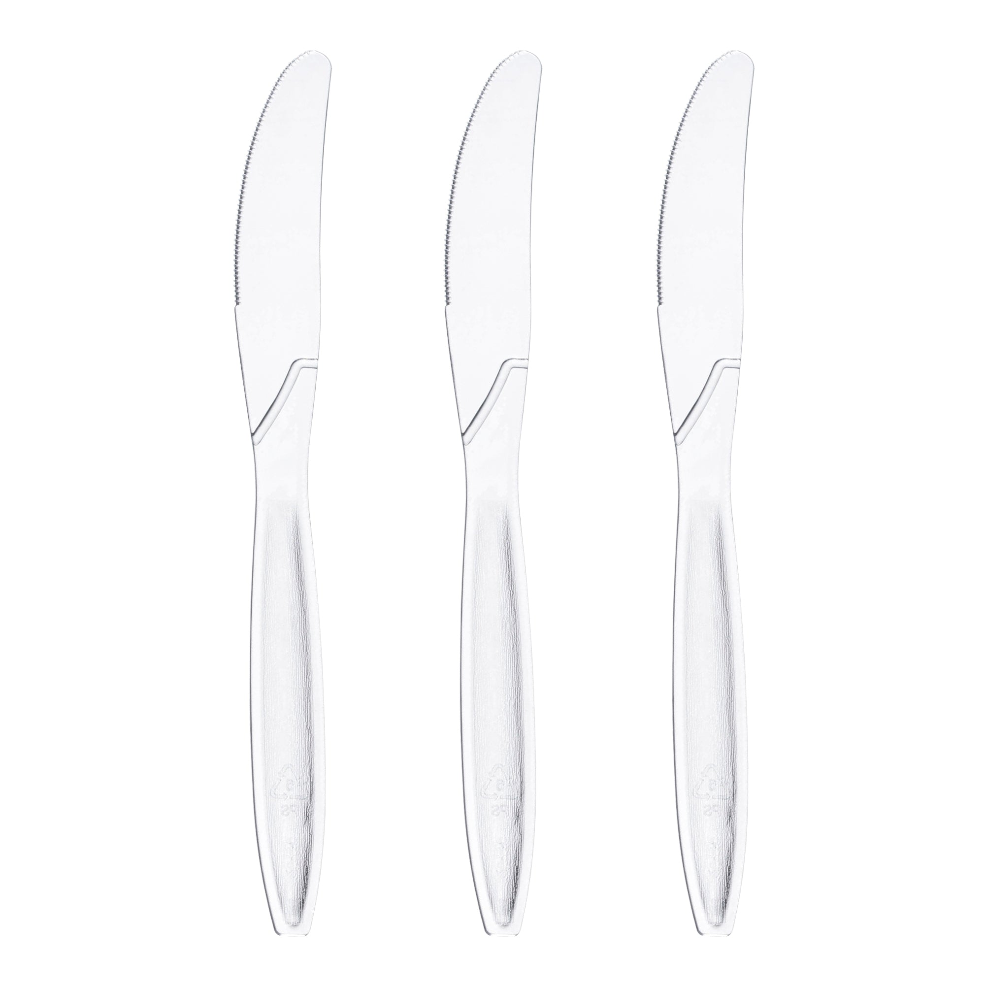 Clear Plastic Disposable Knives