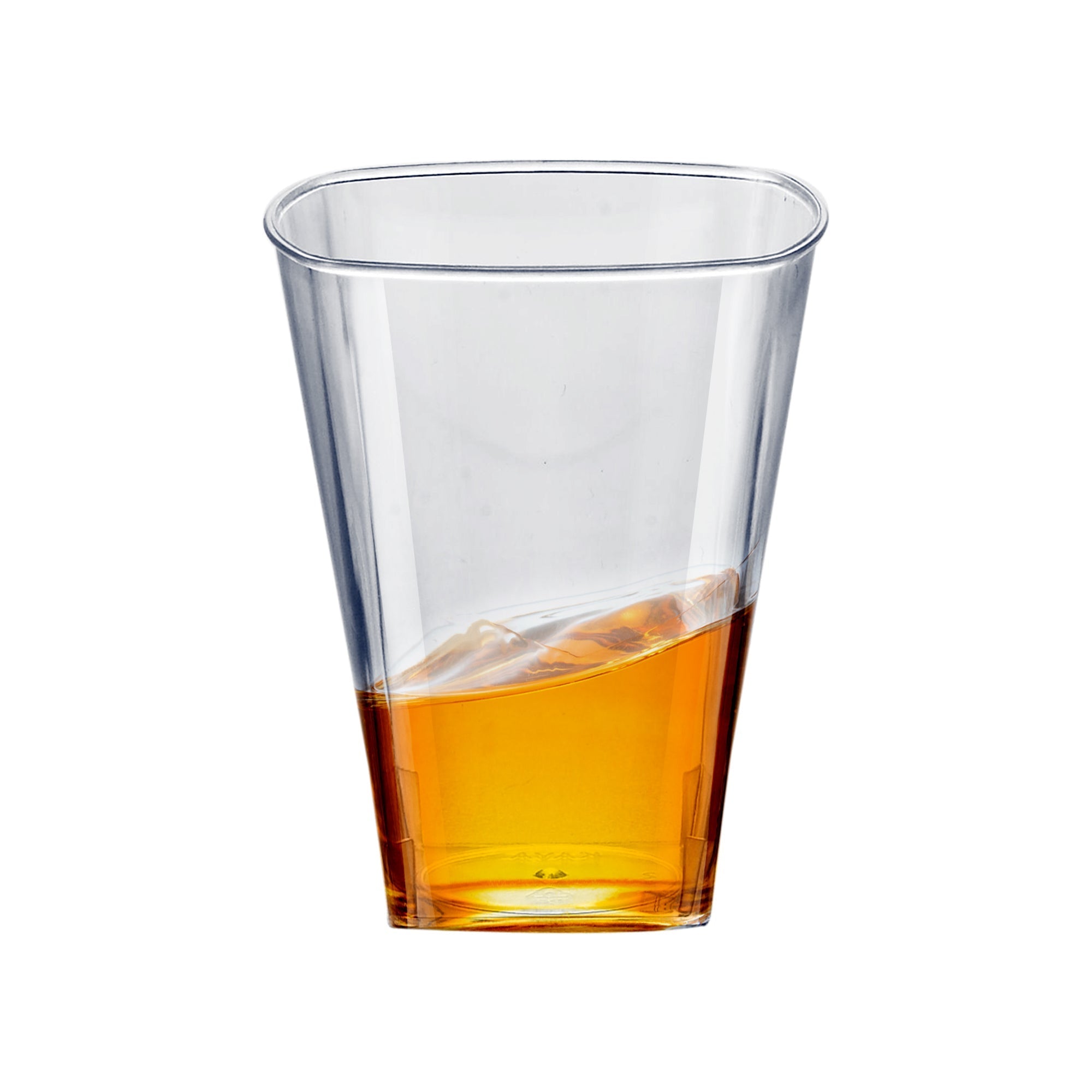Clear Square Plastic Shot Glasses (2 oz. )
