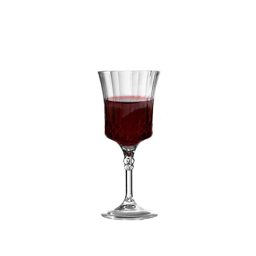Crystal Cut Plastic Wine Goblets (11 oz. )