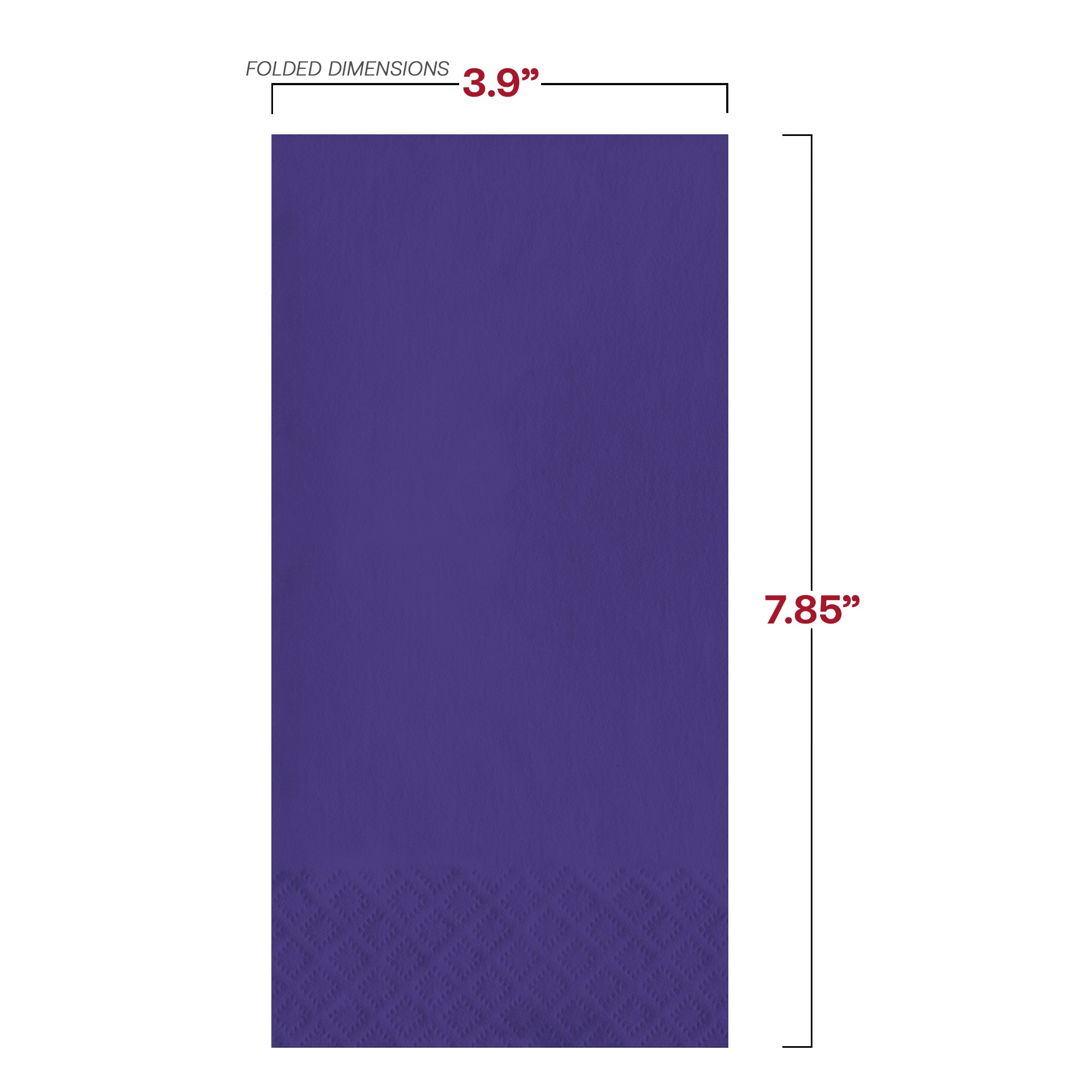 Purple Paper Dinner Napkins