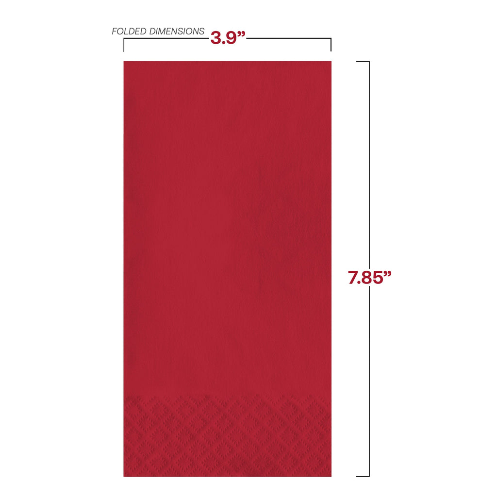 Classic Red Paper Dinner Napkins