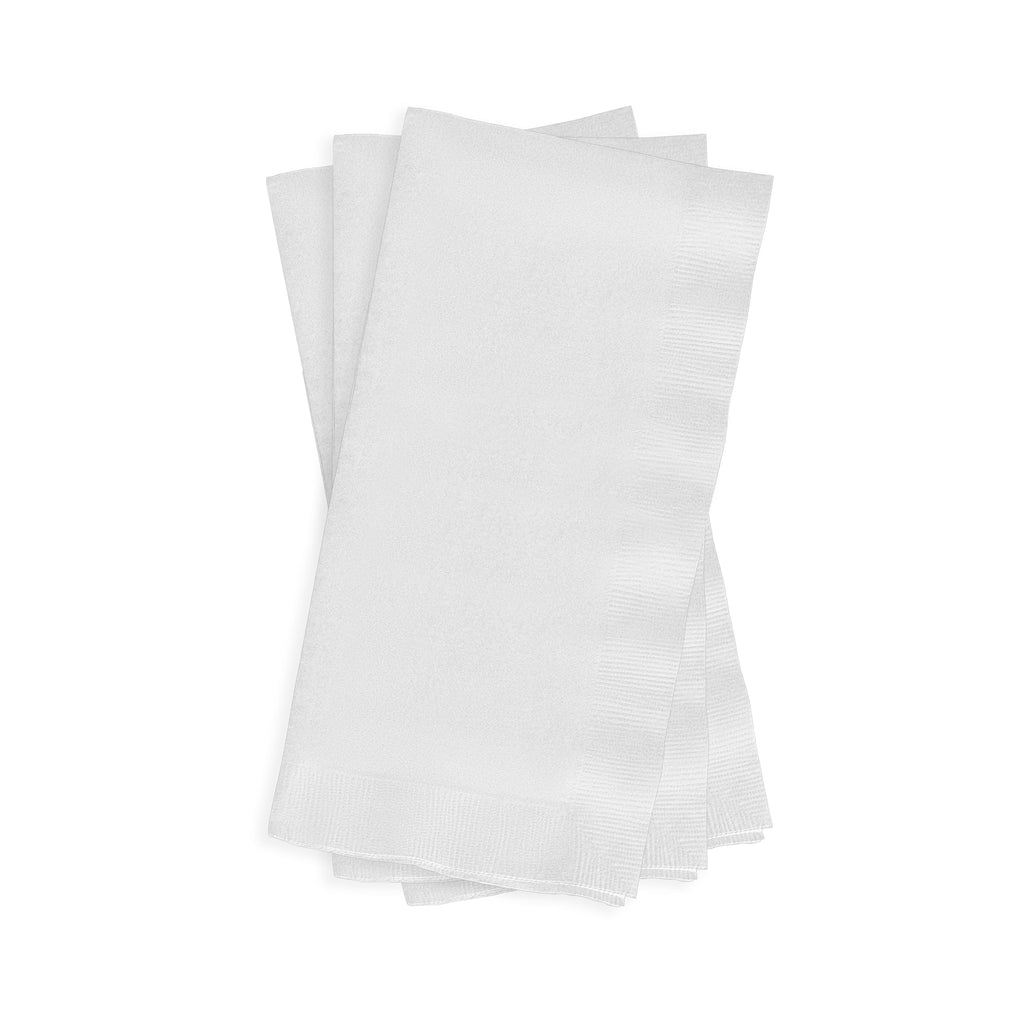White Paper Dinner Napkins (50 - 600 packs)