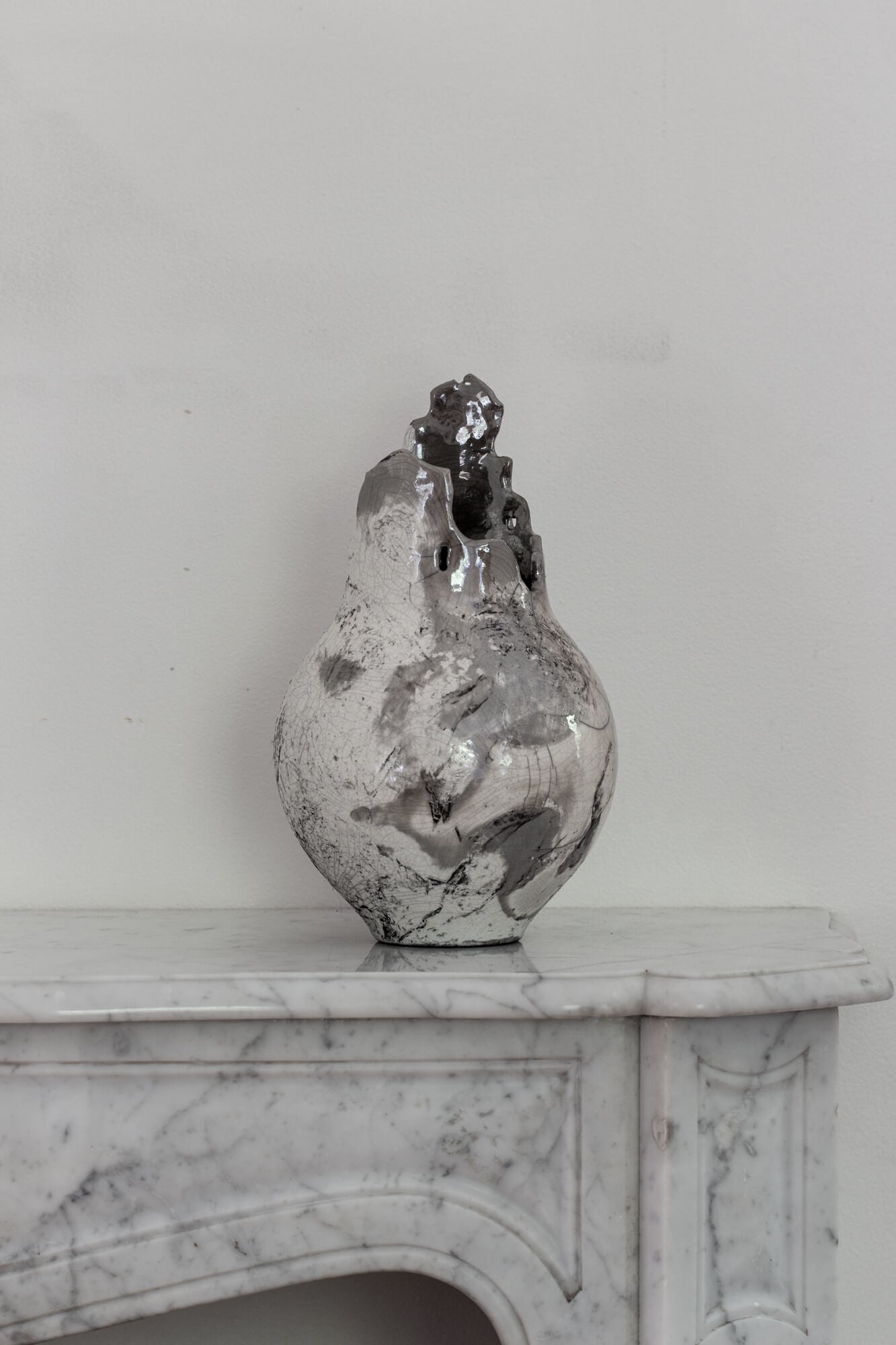 Raku Driftline Vessel No. 3