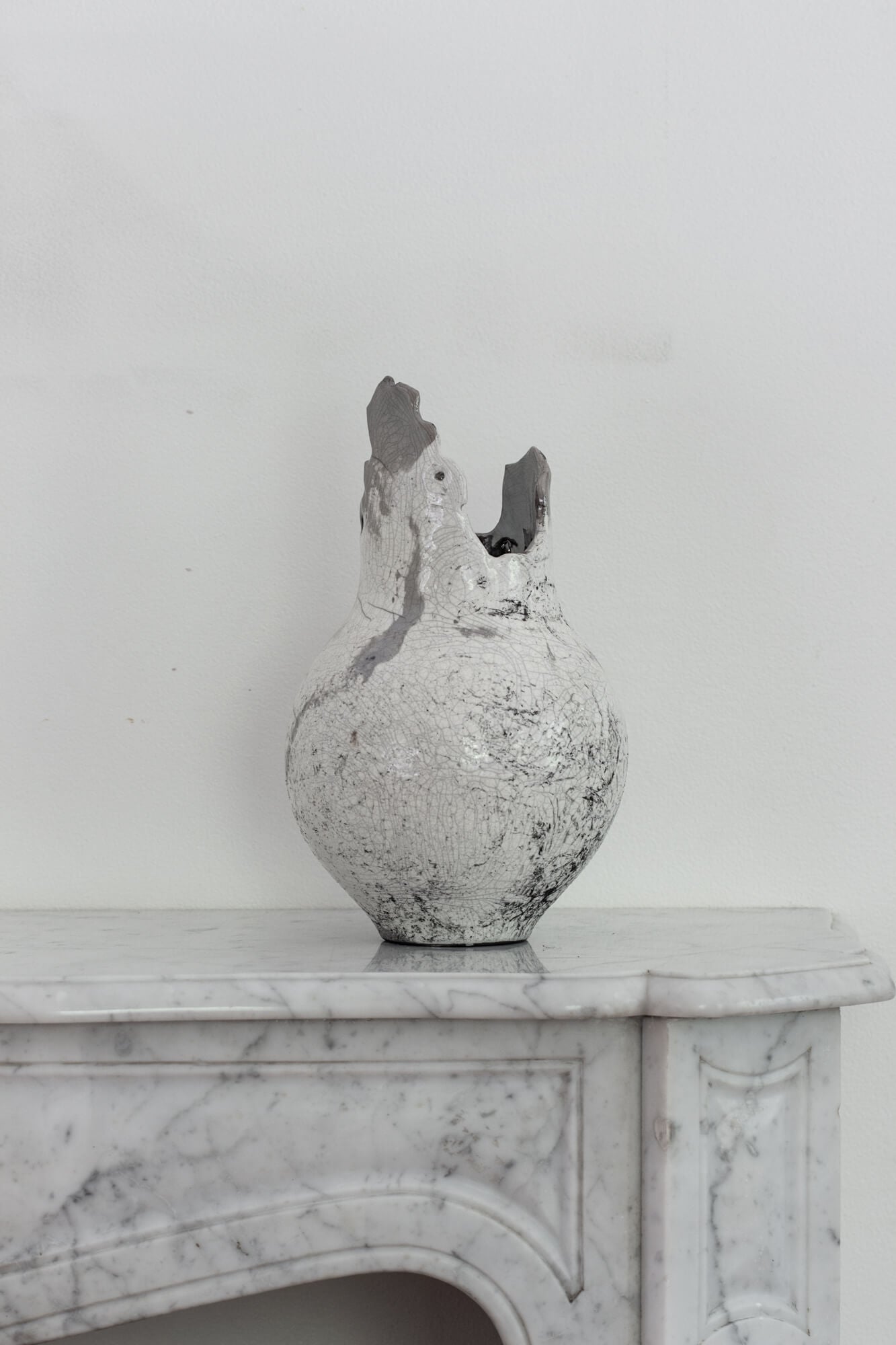 Raku Driftline Vessel No. 3