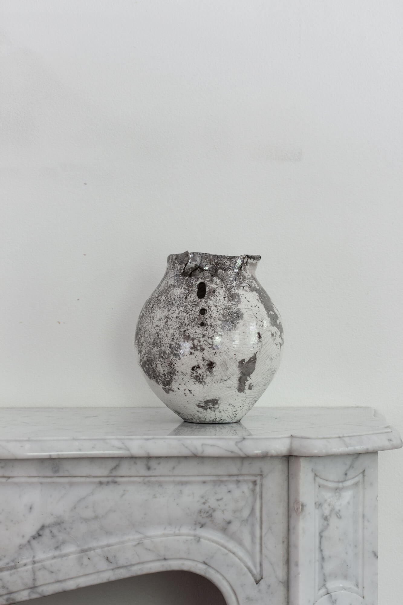 Raku Driftline Vessel No. 2