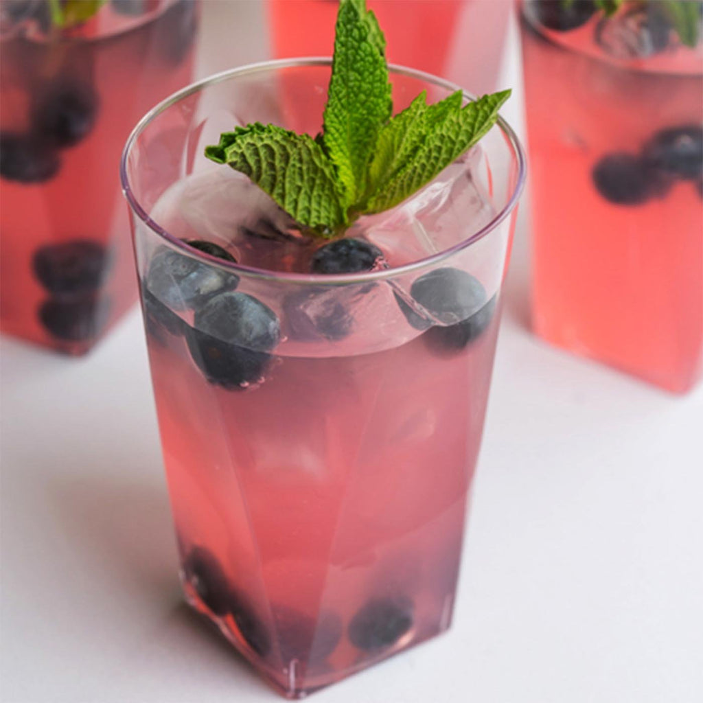 Clear Square Bottom Disposable Plastic Cups (10 oz. )