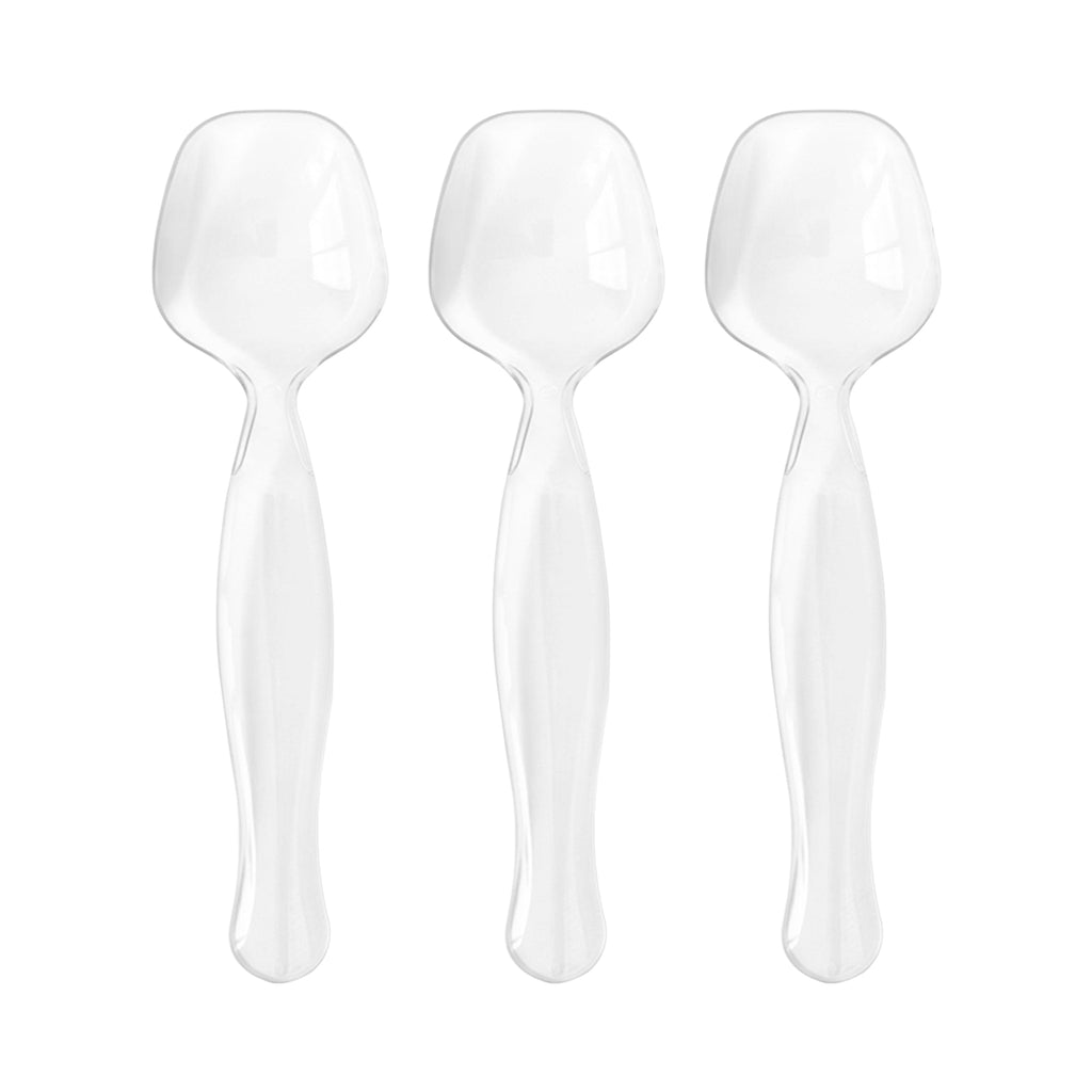 Clear Disposable Plastic Serving Spoons