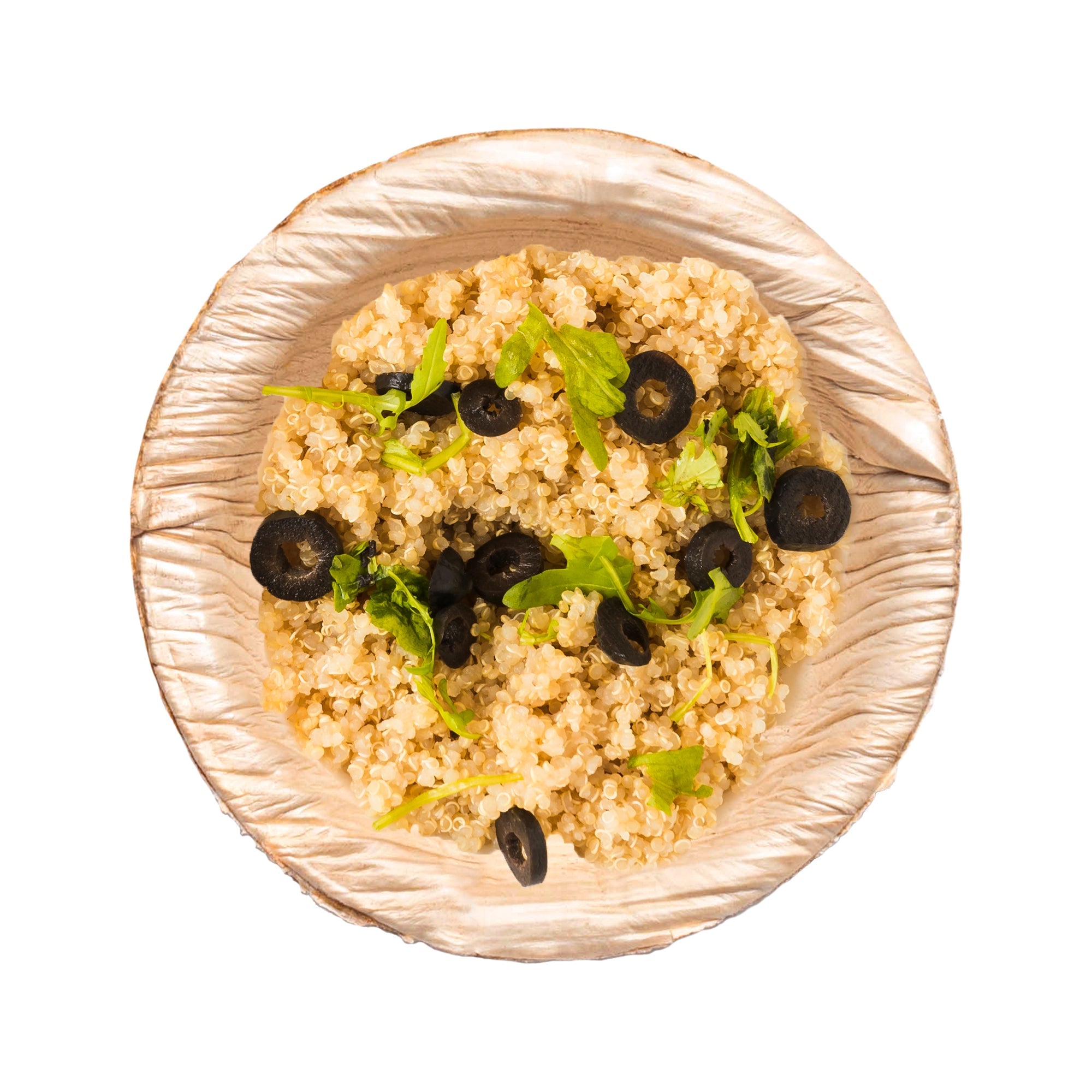 Round Palm Leaf Eco Friendly Mini Disposable Dip Bowls (0.5 oz.)