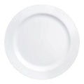Solid White Economy Round Disposable Plastic Pastry Plates (6.25")