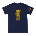 Eekum Bookum's The Legend Returns Mug Navy Blue Tee