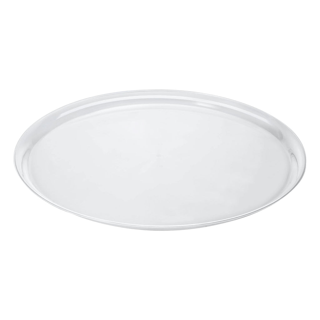 18" Clear Round Plastic Trays