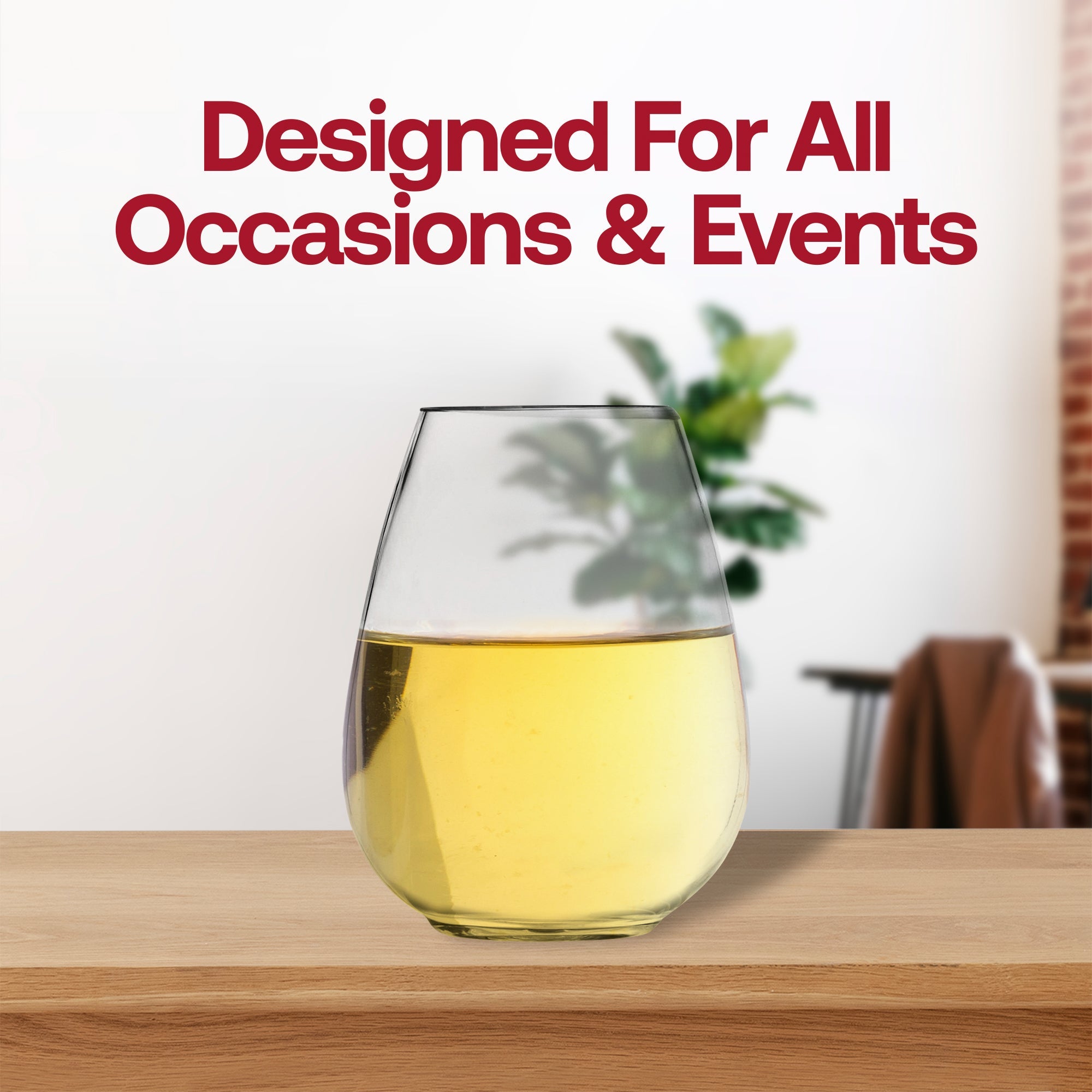 Clear Stemless Plastic Mini Goblets (4 oz. )