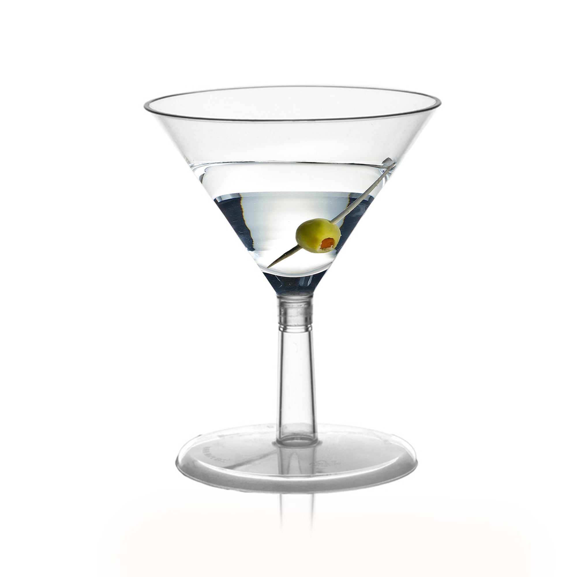 Mini 2 oz Plastic Martini Shot Glasses – Clear Disposable Cocktail Cups