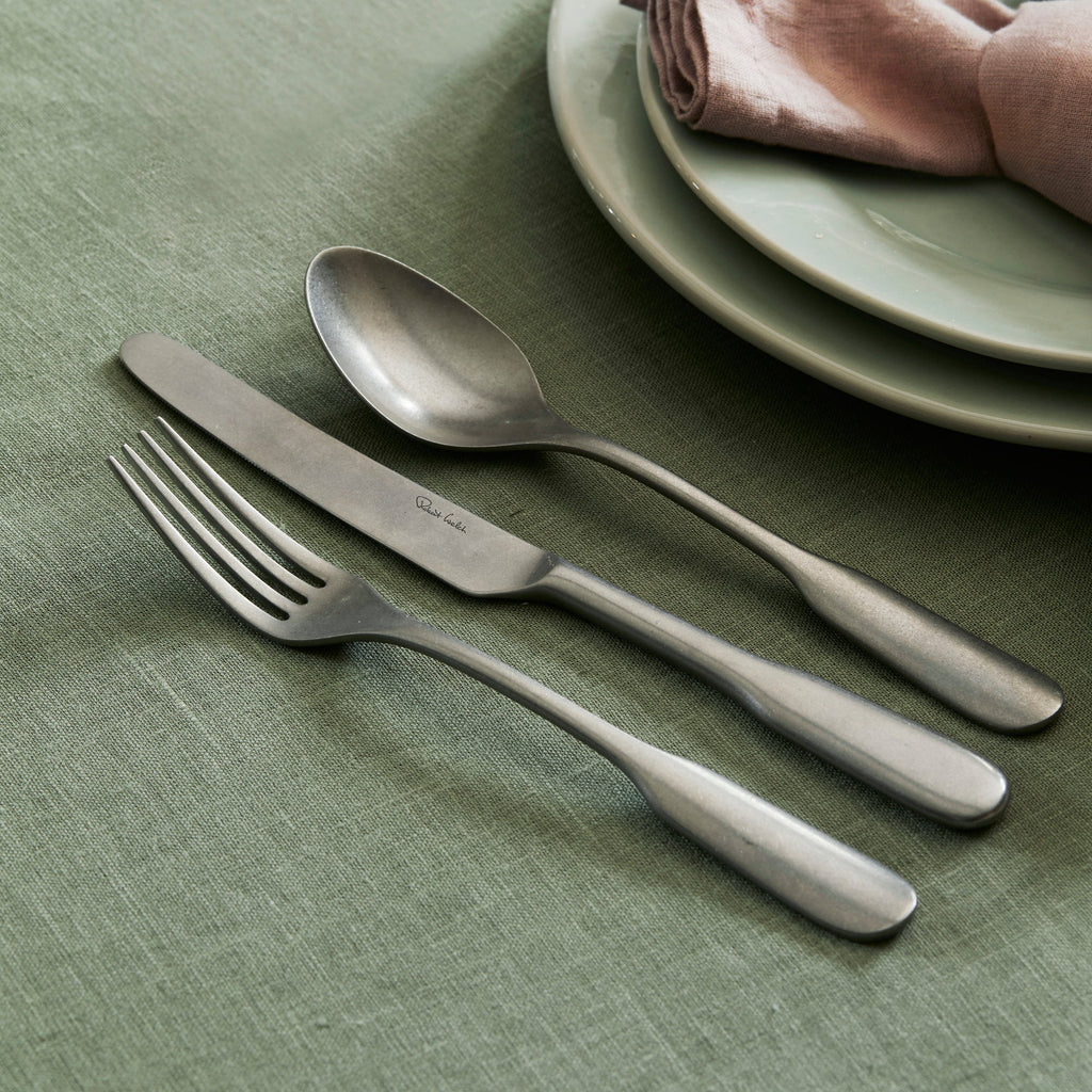 English Fiddle Vintage Cutlery Set, 56 Piece for 8 People