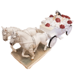 English Ladies Thelma Madine Going to the Chapel Bride & Horse Figurine