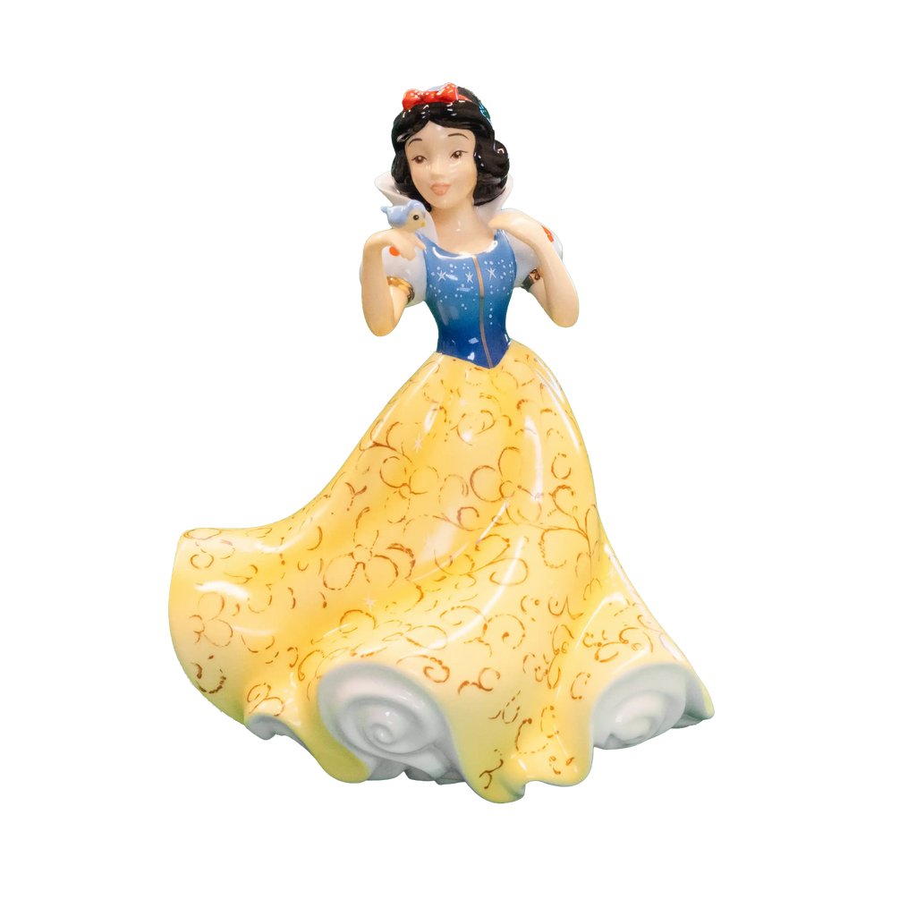 English Ladies Disney Snow White "With a Song & A Smile" Figuine