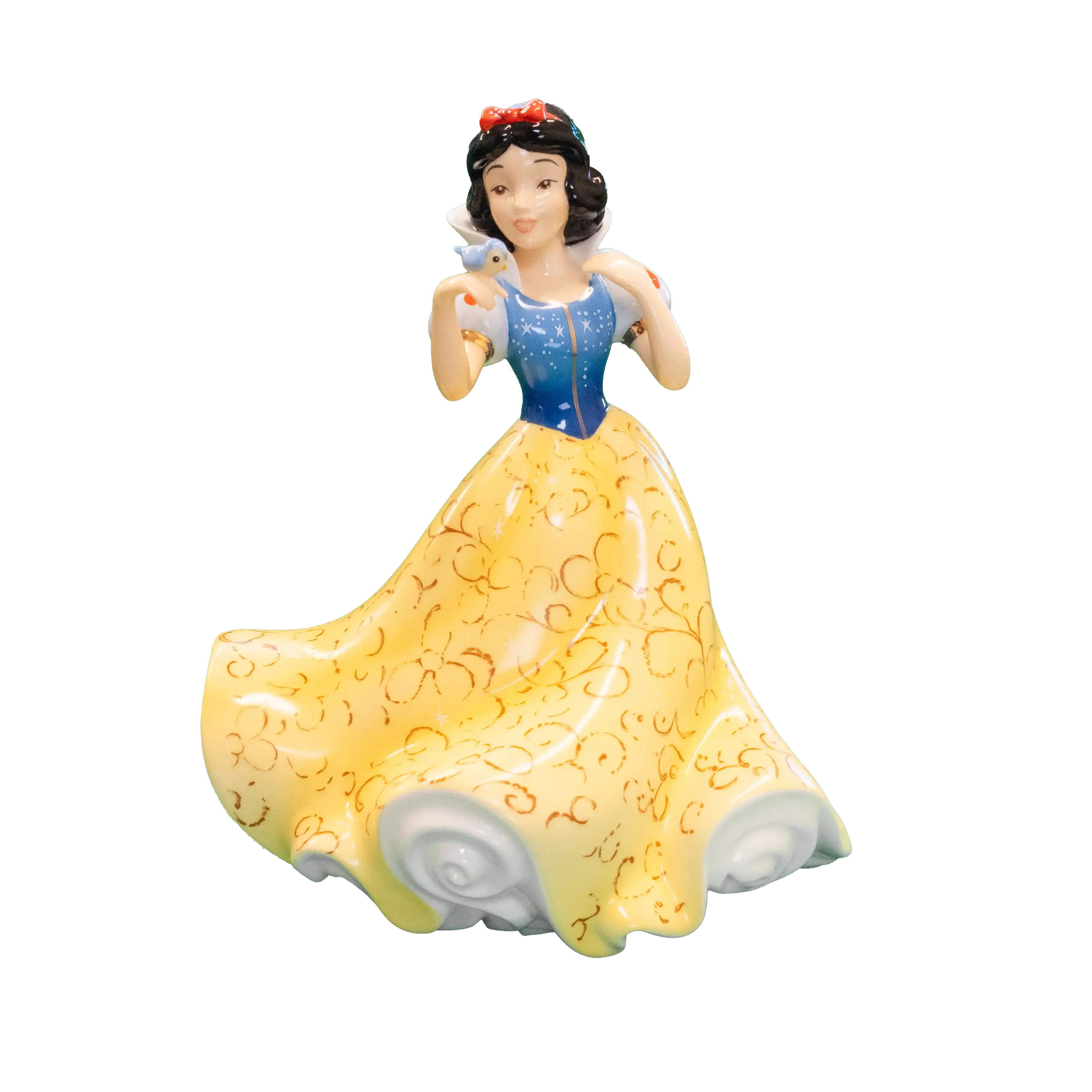 English Ladies Disney Snow White "With a Song & A Smile" Figuine