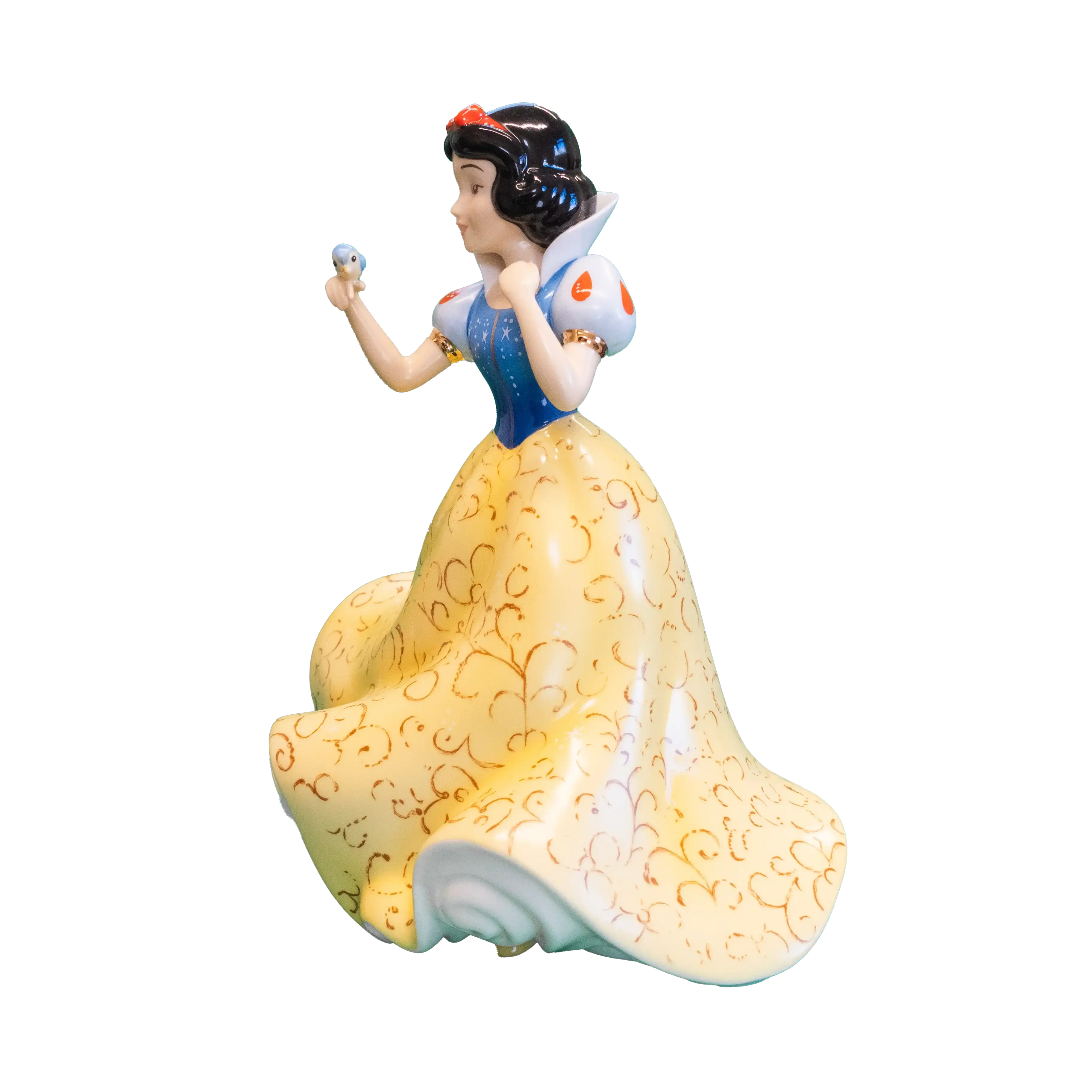 English Ladies Disney Snow White "With a Song & A Smile" Figuine
