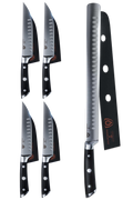 Entertainers Bundle | 4-Piece Steak Knife Set + 12" Slicing Knife
