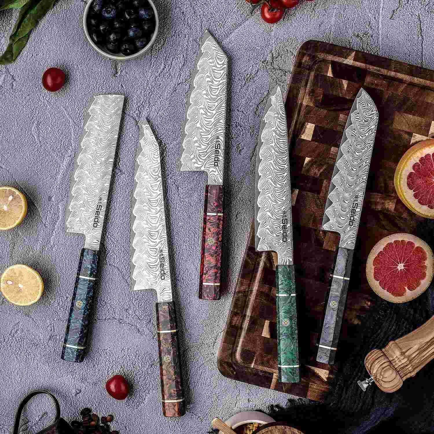 Epokishi 5-Piece AUS-10 Knife Set