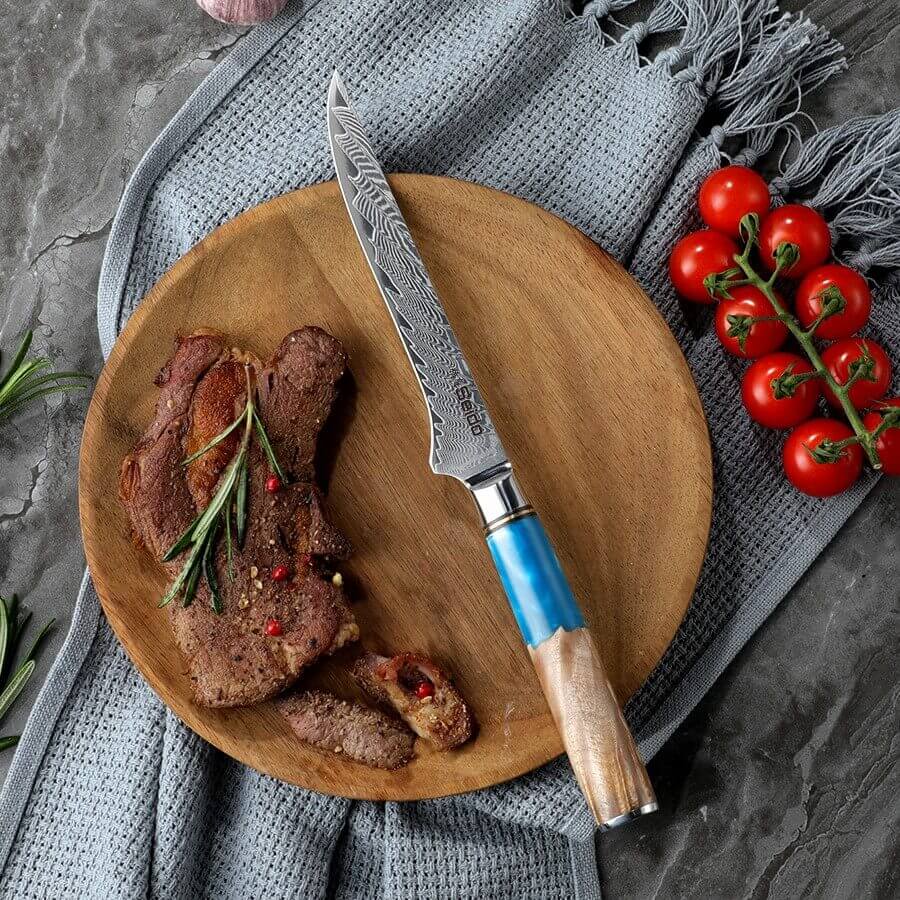 Executive Japanese Damascus Steel Knife Set