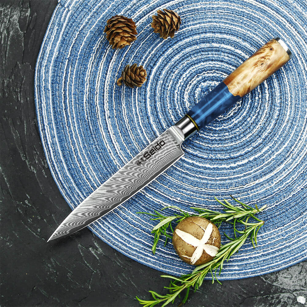 Executive Japanese Damascus Steel Knife Set