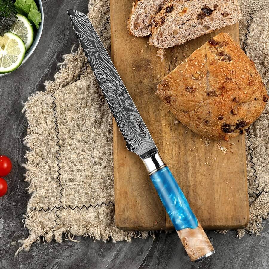 Executive Japanese Damascus Steel Knife Set