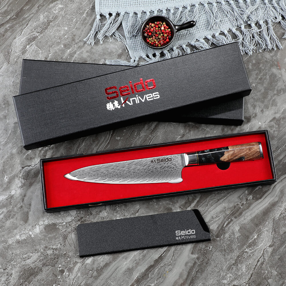 Gyuto Executive Chef Knife with Black Resin Handle