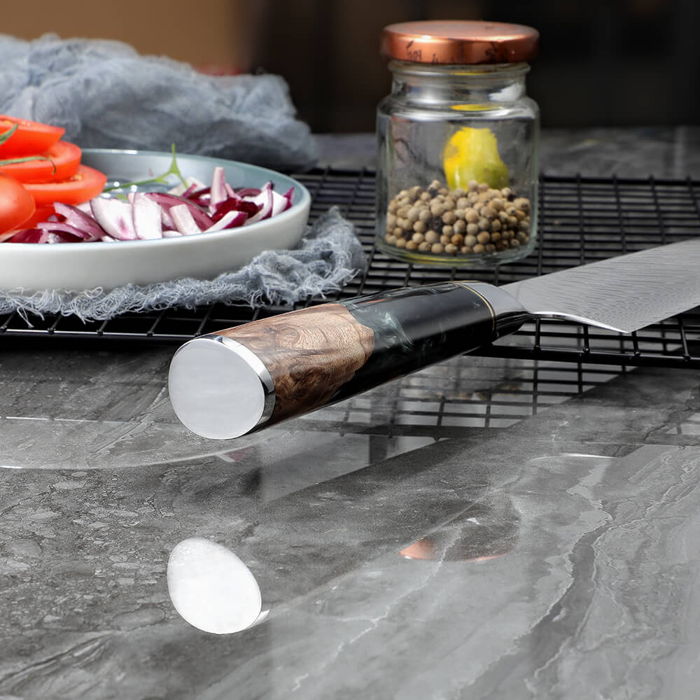 Gyuto Executive Chef Knife with Black Resin Handle